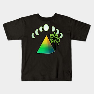 Oasis in the Rainbow Desert Kids T-Shirt